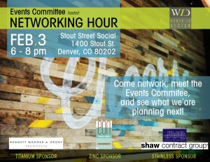 Events Committee Networking Hour Feb. 3, 2015